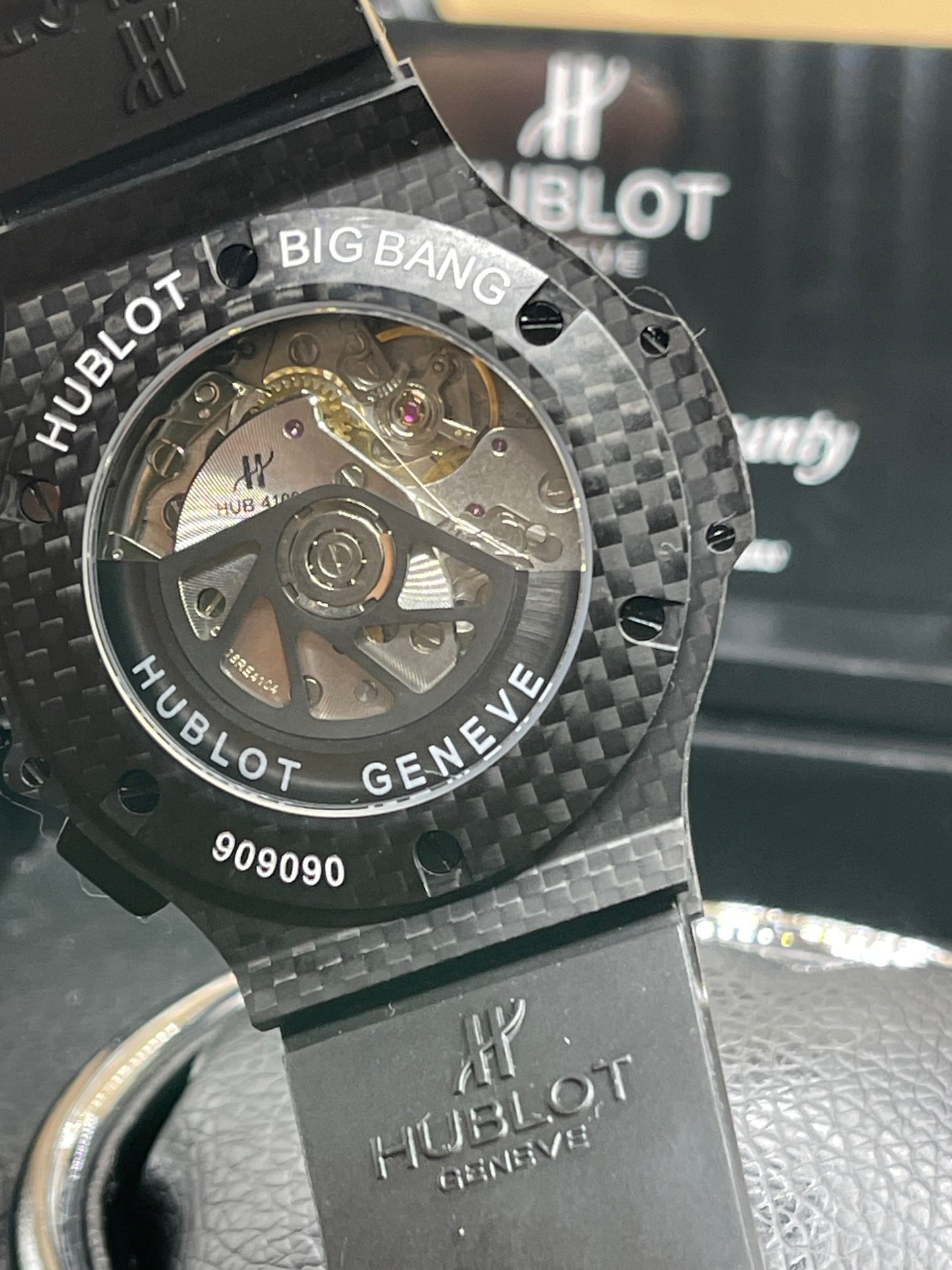 Hublot Big Bang 44’ Carbon Automatic Chronograph Swiss Movement