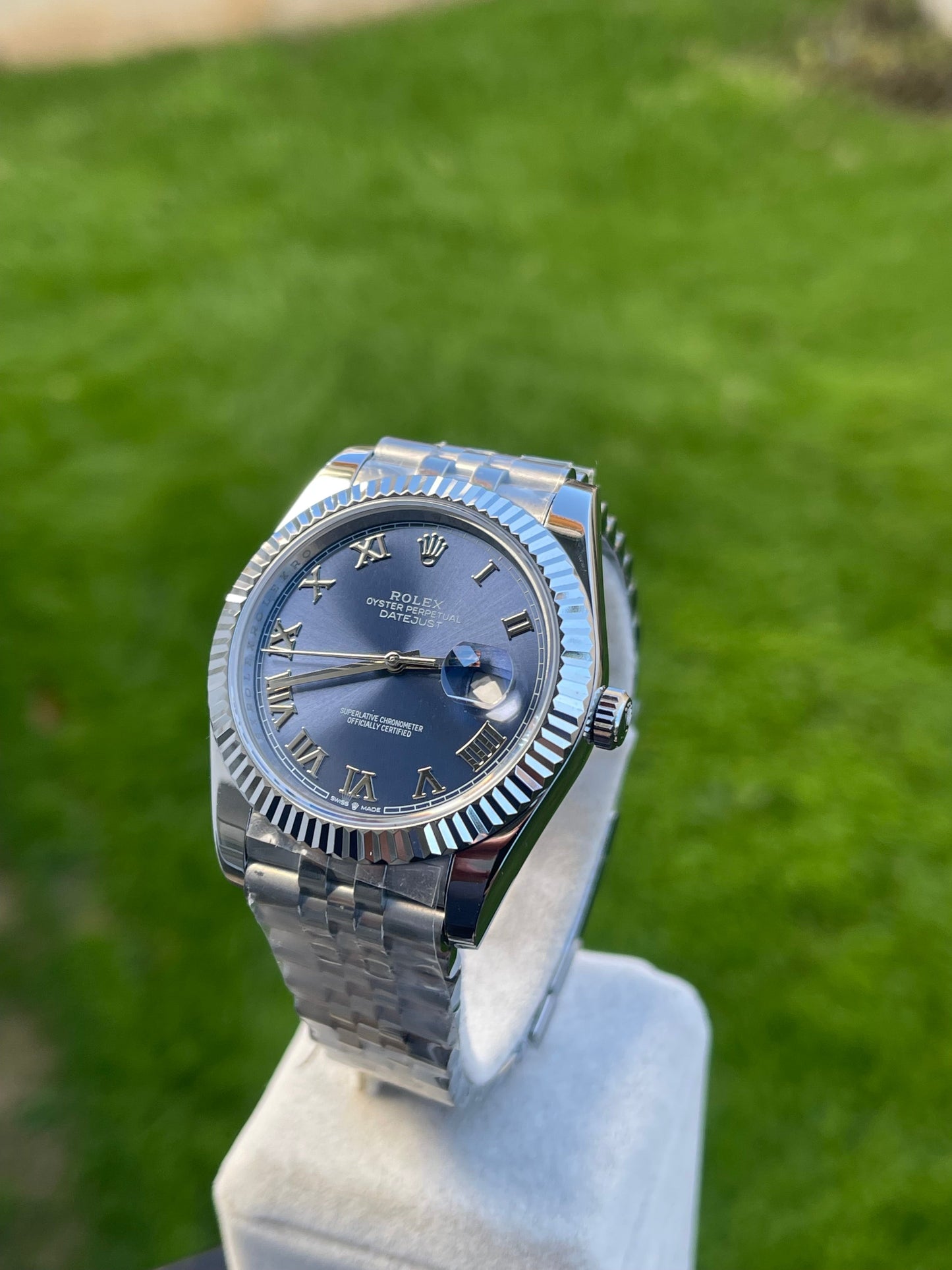 Rolex Datejust 41 Blue Roman 126334 Clone