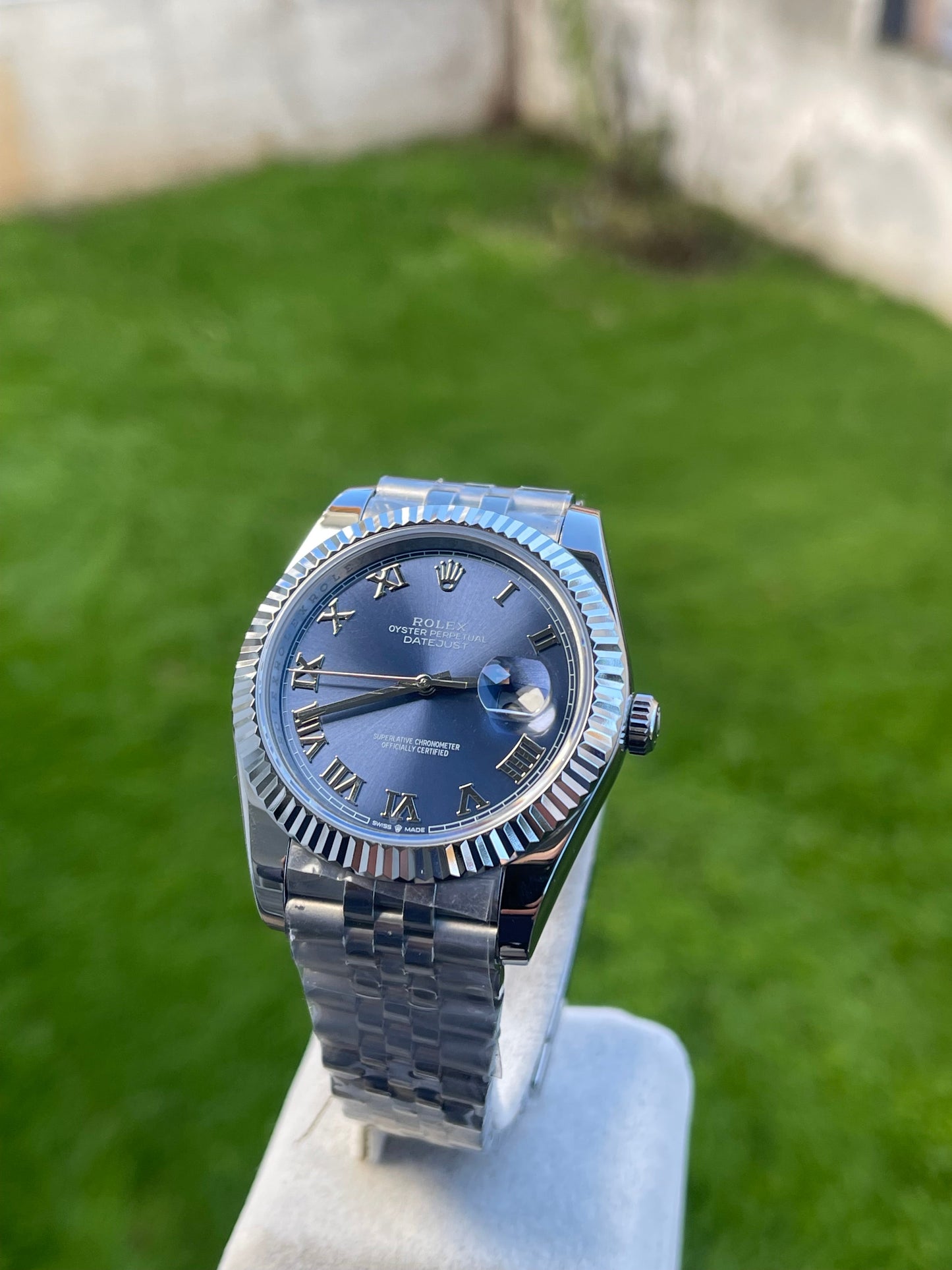 Rolex Datejust 41 Blue Roman 126334 Clone