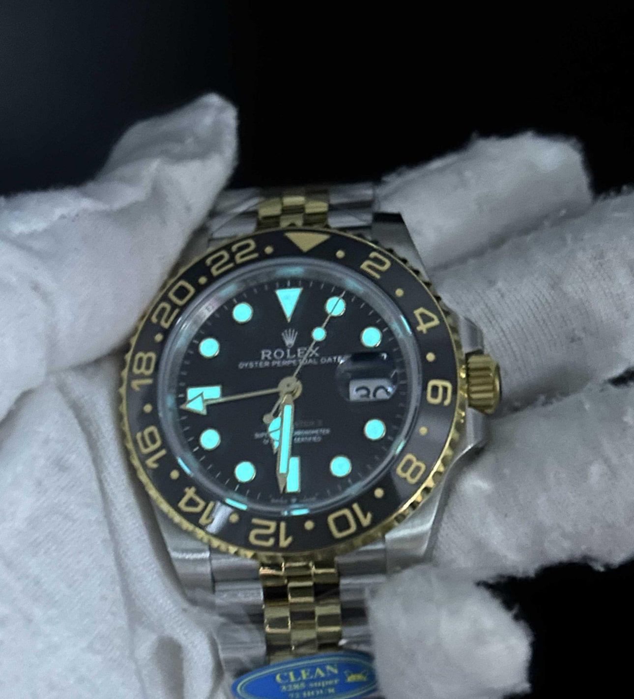 Rolex Gmt Master II Two Tone Gold Jubilee Swiss Superclone 1:1 Best Factory