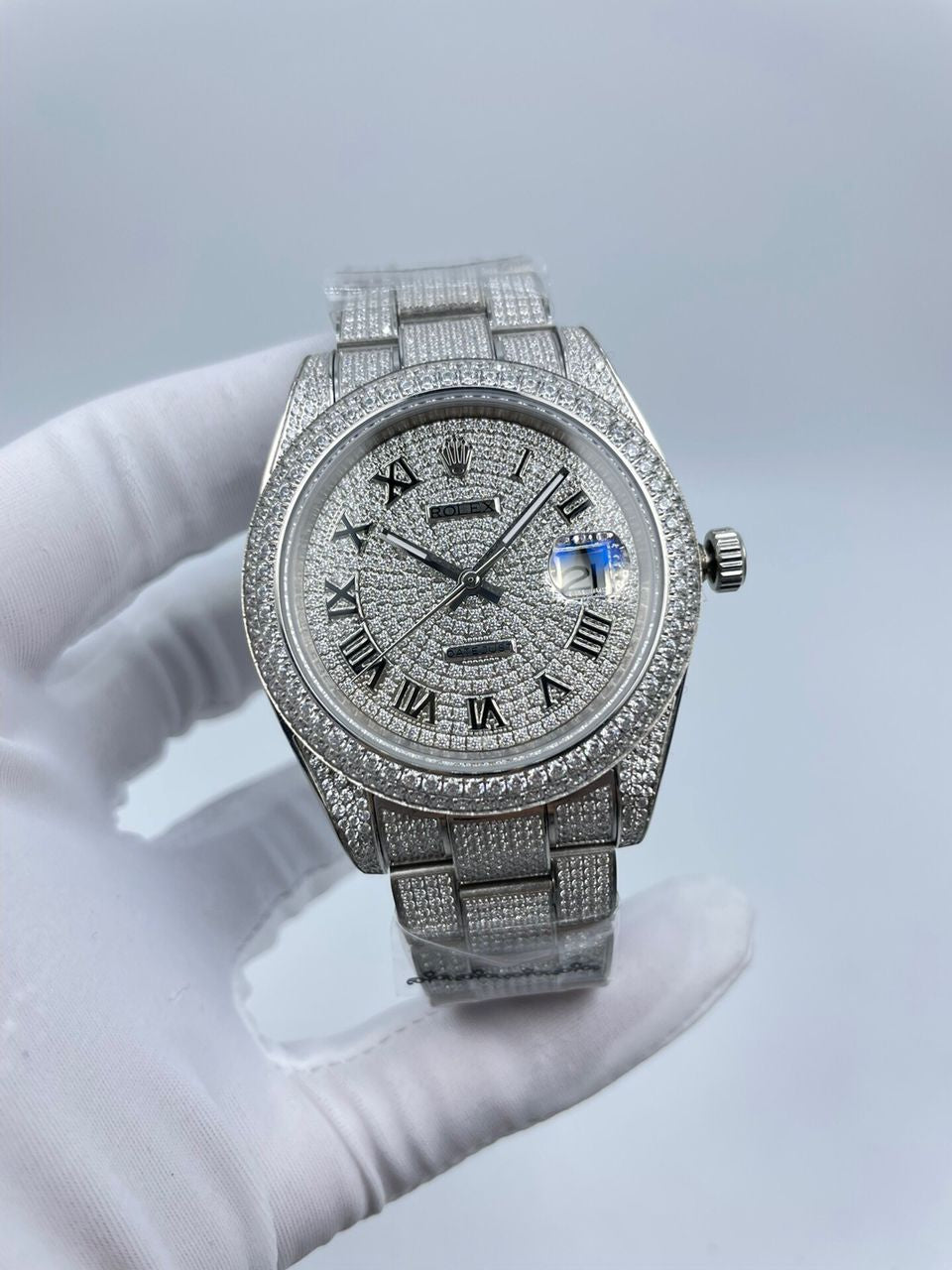 Rolex Datejust Full Diamonds Icedout superclone