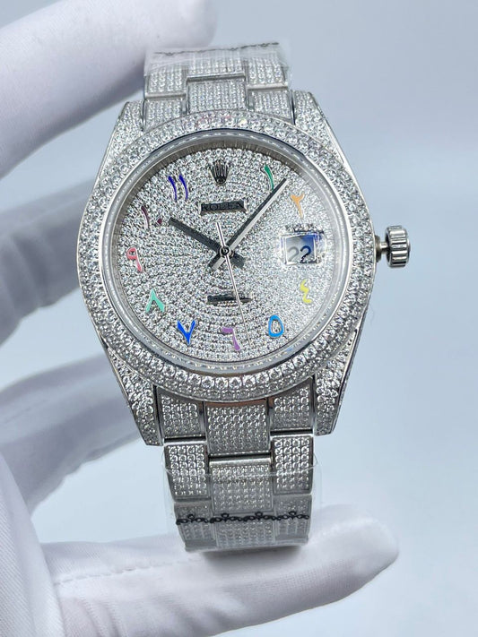 Rolex Datejust Full Diamonds Icedout superclone