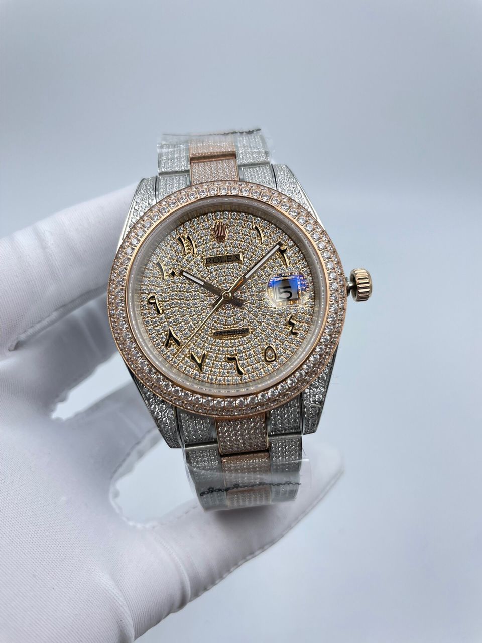 Rolex Datejust Full Diamonds Icedout superclone