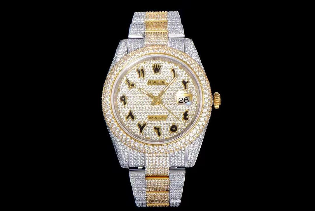 Rolex Datejust Full Diamonds Icedout superclone