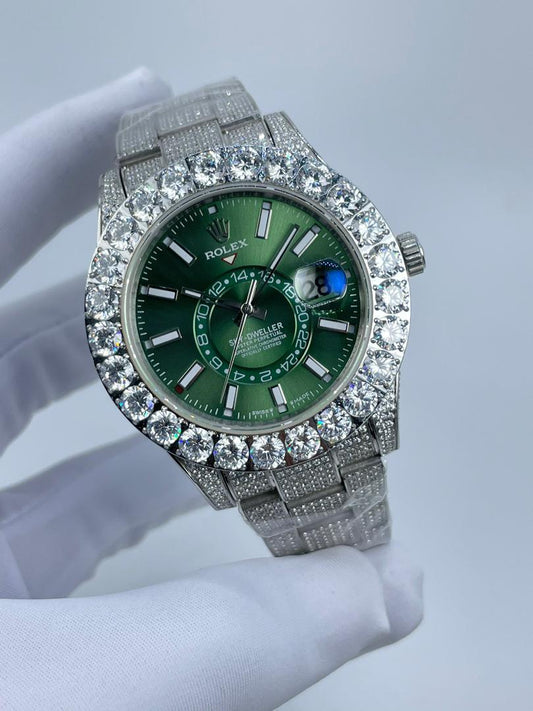 Rolex Datejust Full Diamonds Icedout superclone