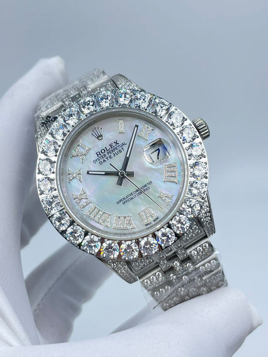 Rolex Datejust Full Diamonds Icedout superclone