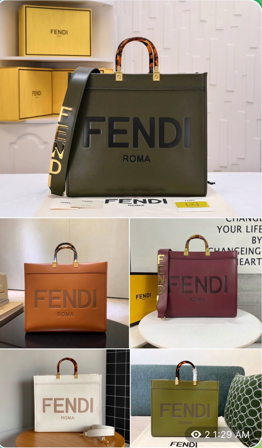 Fendi Bags Malaisia 1:1 Superclone Quality